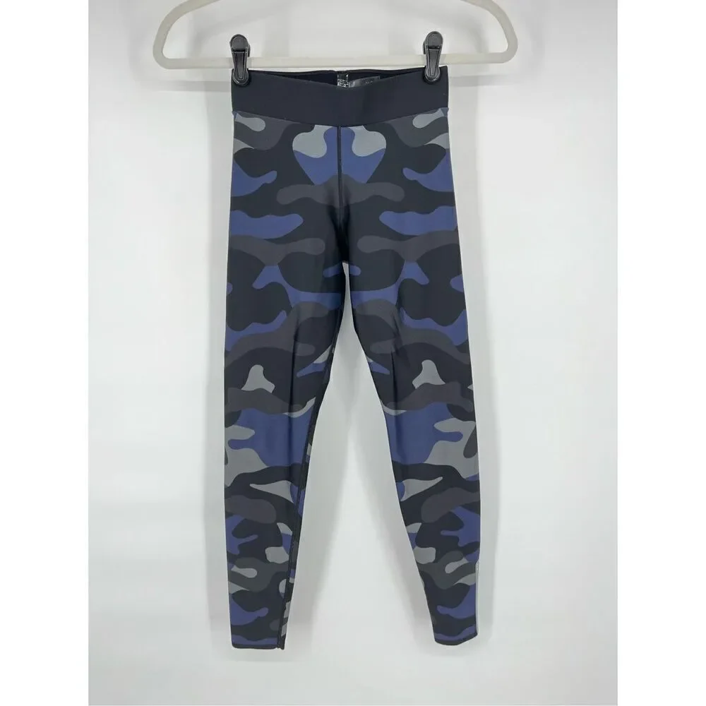 Ultracor Micro Camo Easy Ultra High Legging Blue Size Cor Extra Small Blue Black - Picture 1 of 12